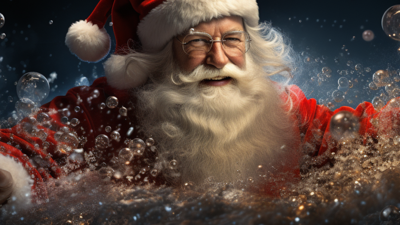 sodisrek2_Create_a_realistic_photo_of_Santa_Claus_standing_by_a__7b4f2b2a-37be-4c86-bda1-9ed22e575dfd