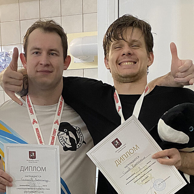 Наши — Чемпионы Москвы по акватлону!